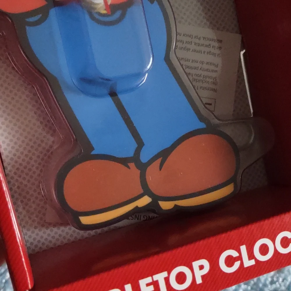 Super Mario Tabletop Clock